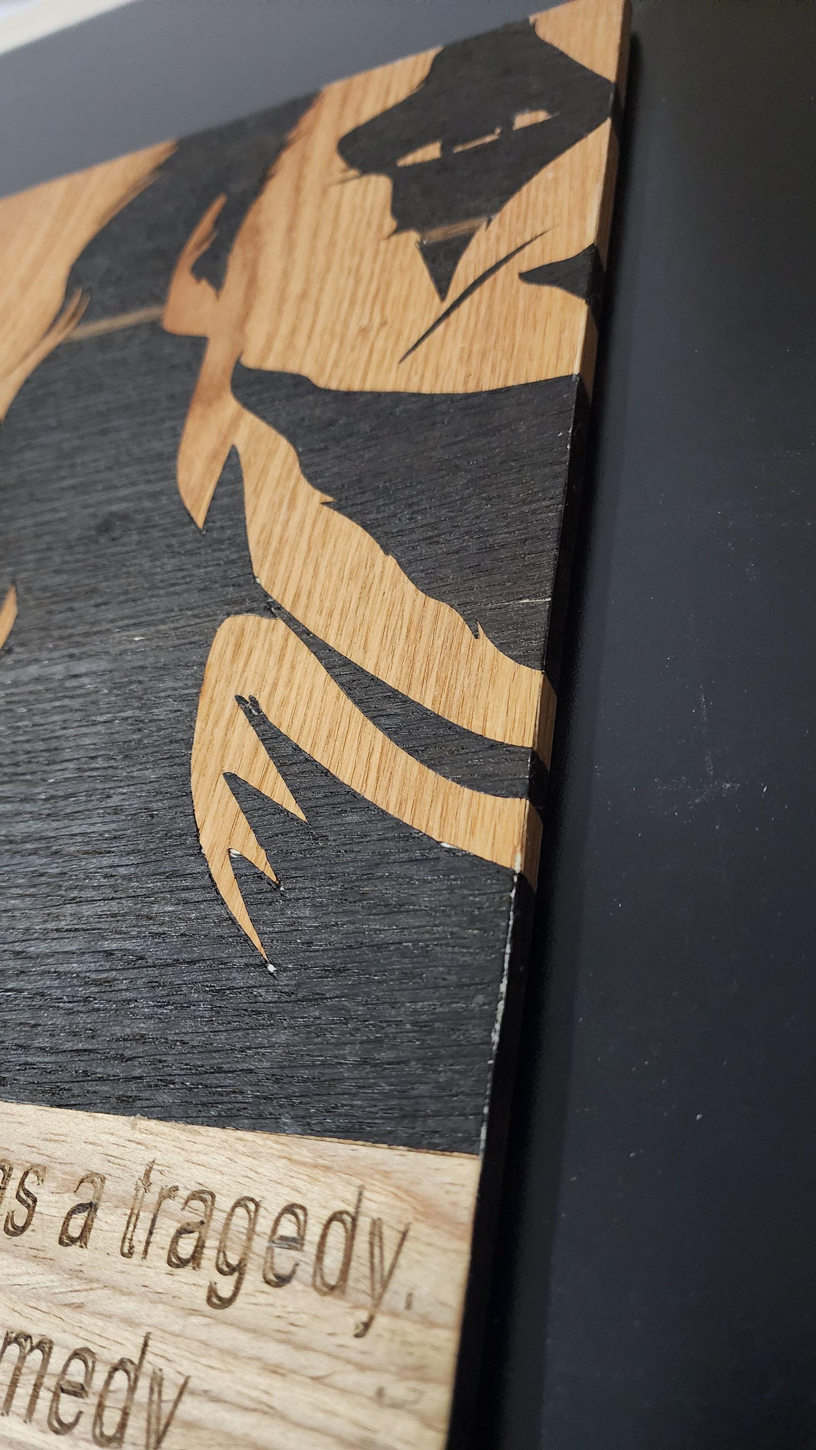 İntarsia ve marquetry çalışması
