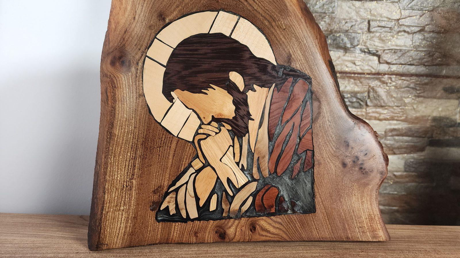İntarsia ve marquetry çalışması
