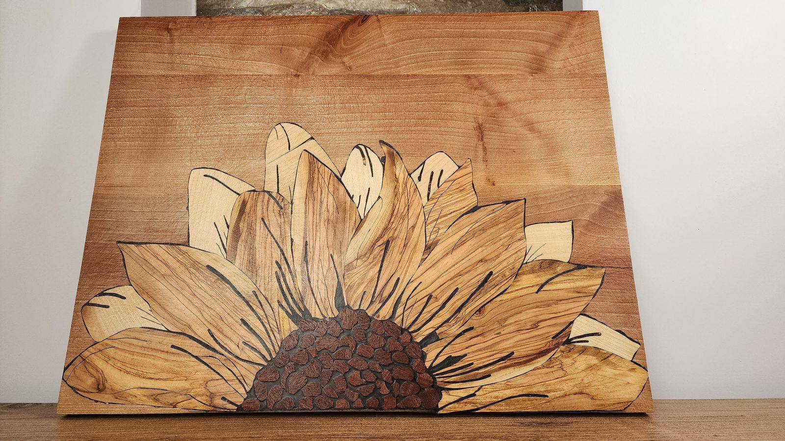 İntarsia ve marquetry çalışması